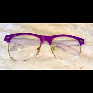 Purple Wire Rim Frame